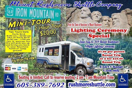 Mount-Rushmore Shuttle Company